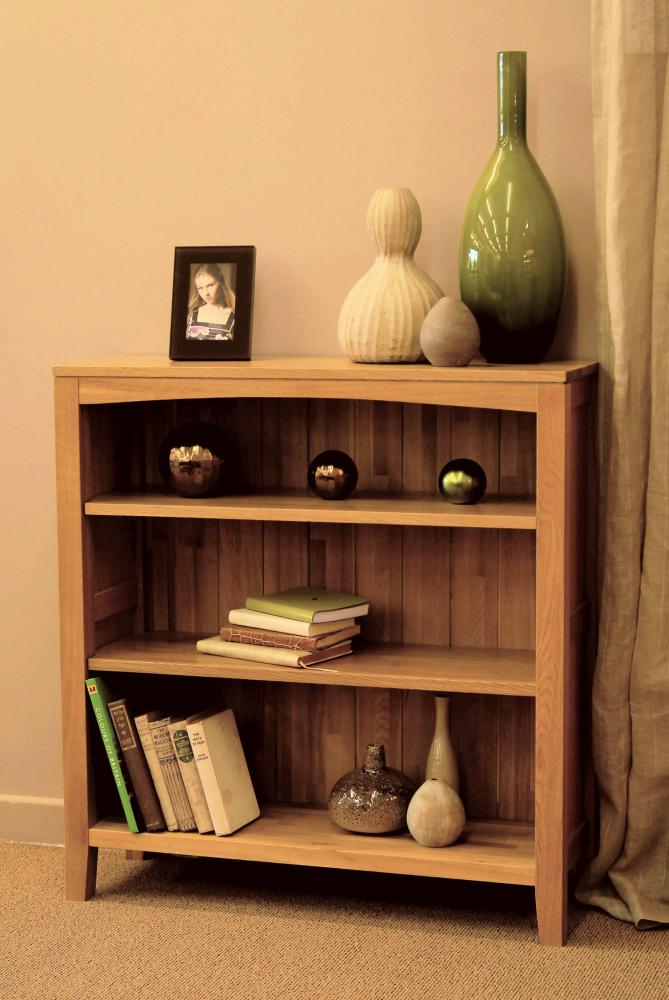 seattle Light Oak Medium Bookcase - 3ft x 3ft