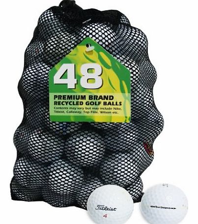 Second Chance Titleist 48 Assorted Model Lake Golf Balls (Grade B)