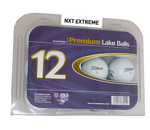 Second Chance Titleist NXT Extreme Grade A Golf Balls 12 Balls