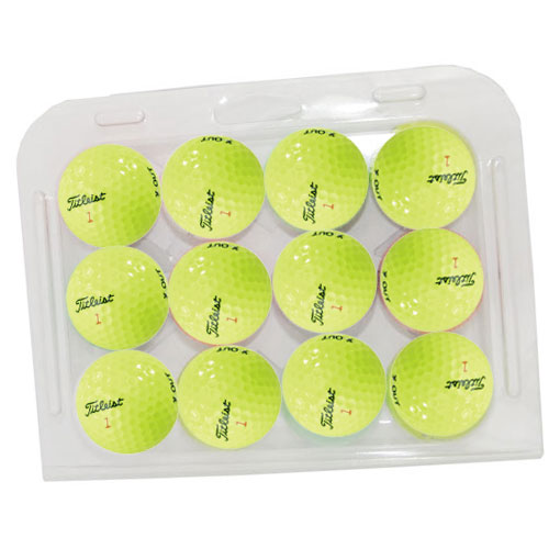 Second Chance Titleist Yellow Optic Golf Balls