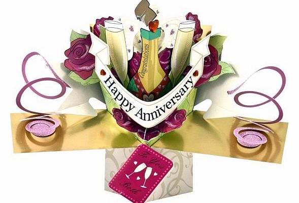 Pop Up Greeting Card for an Anniversary