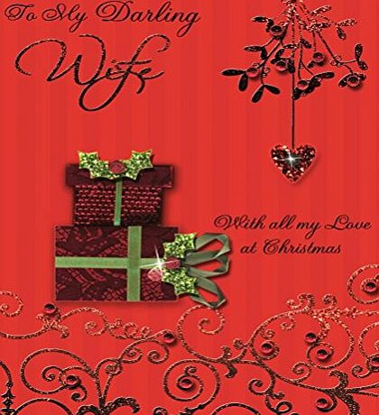 Second Nature To My Darling Wife Special Large Luxury Handmade Christmas Card Xmas Cards