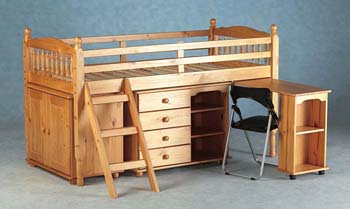 Aspen Study Bunk Bed