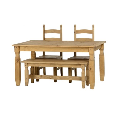 Seconique Corona 5 Dining Set With 4 Bench And