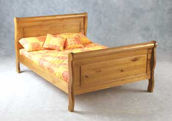 Seconique Samara Sleigh Double Bed