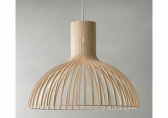 Secto Victo Ceiling Light, Birch