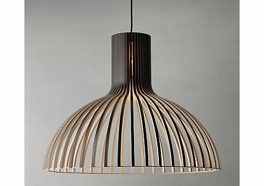 Secto Victo Ceiling Light, Black