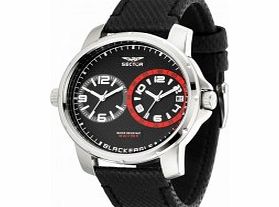 Sector Mens Black Eagle Dual Time Watch