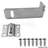 Securit 115mm Galvanized Safety Hasp and Staple