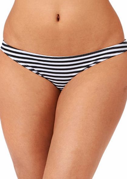 SEEA Womens SEEA Solimar Bikini Bottom - Black Stripe