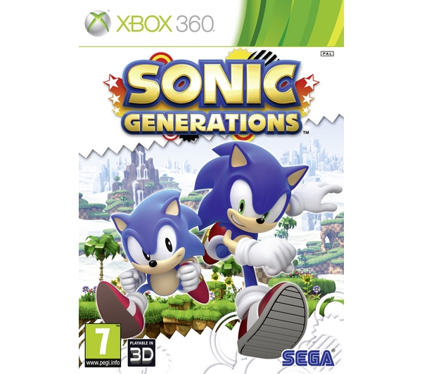 SEGA Sonic Generations Xbox 360