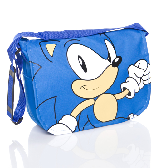 Sonic The Hedgehog Face Messenger Bag