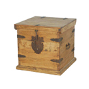 mexican pine cubic trunk furniture