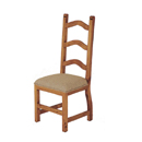 mexican pine curved high chair furniture