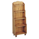 Segusino mexican pine low bookcase furniture