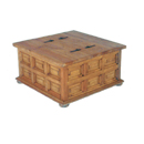 mexican pine trunk with squares furniture