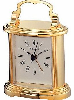 Brass Mantle clock with Beep alarm.