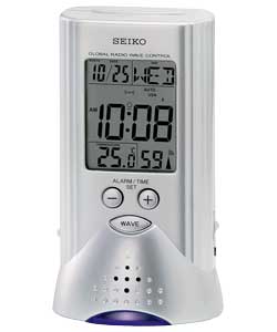 Seiko Radio Controlled Clock with Torch