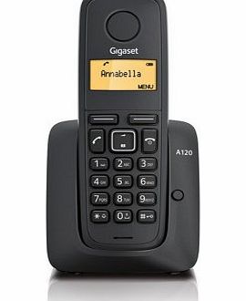 Gigaset A120 Single DECT Cordless Phone - Black