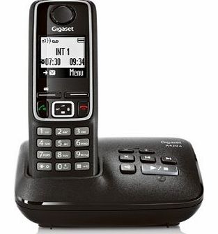 Seimens Gigaset A420A Single DECT Cordless Phone with Answer Machine - Black