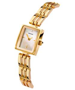 Sekonda Ladies Gold Square Dial Bracelet Watch