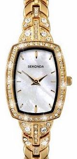 Sekonda Ladies Stone Set Bracelet Watch 4478