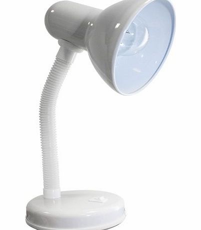SEL White Desk Lamp Flexible Reading Light Decorative Table Lamp Office Study Bedsides With Bulb