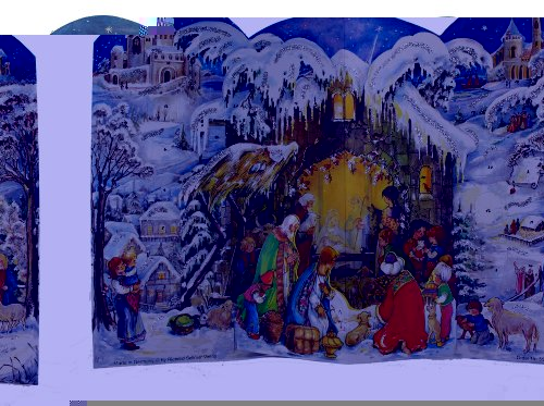 3-D Nativity Scene Advent Calendar