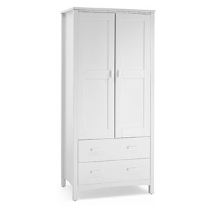 Serene , Eleanor 2 Door Wardrobe - Opal White