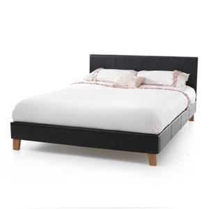 Serene , Tivoli, 4FT 6 Double Leather Bedstead -