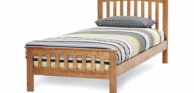 Serene Amelia Oak 3FT Single Wooden Bedstead