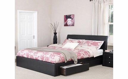 Serene Anzio 4FT 6 Double Leather Bedstead