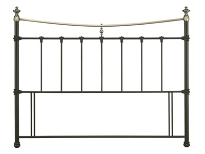 Serene Furnishings Edwardian Kingsize (5) Headboard Only Black