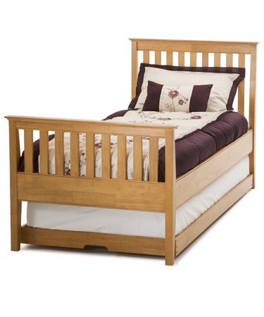 Grace 3ft Wooden Single Bed With Guest Bed