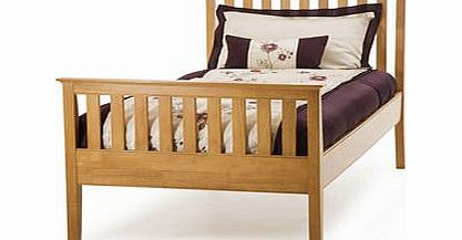 Serene Grace 3FT Single Wooden Bedstead - Golden