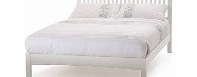 Serene Mya 4FT 6 Double Wooden Bedstead - White