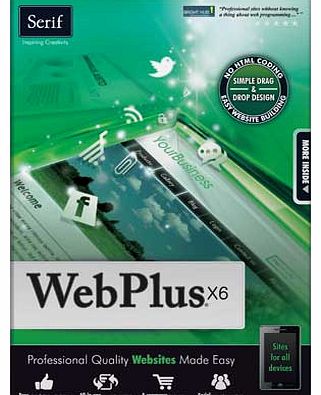 WebPlus X6 Website Building PC Software