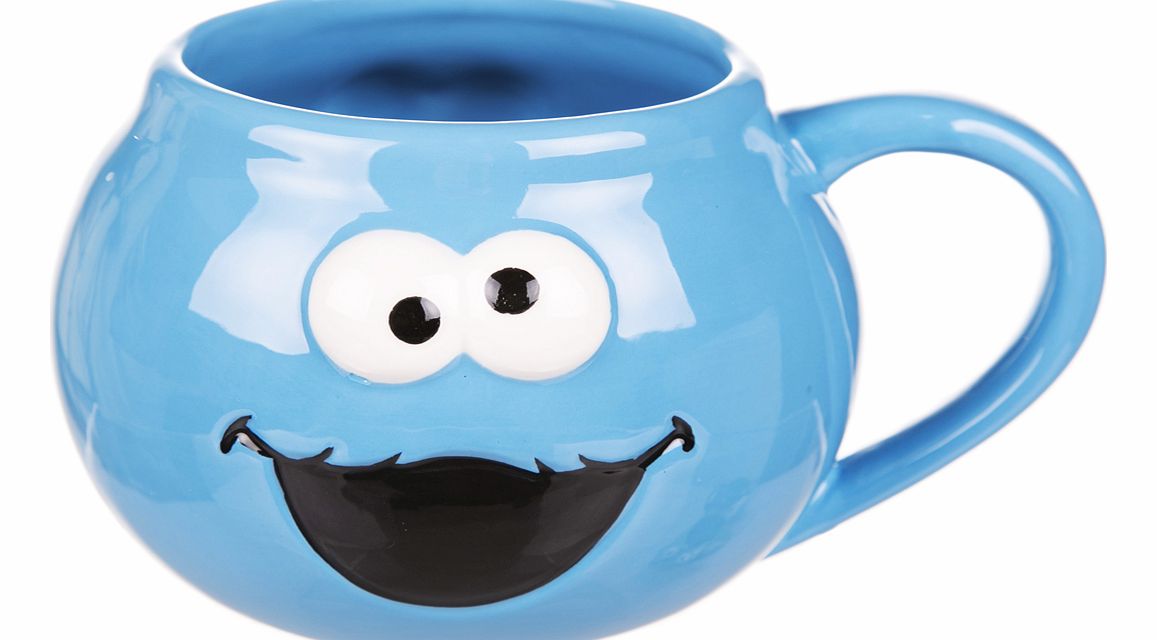 Sesame Street Cookie Monster Shaped Mug