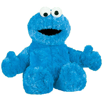 Sesame Street Soft Plush Toy Cookie Monster 12