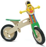 Sesame Street Workshop TeachMe Bert Wooden Trainer Bike