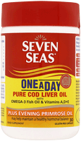 Seas Cod Liver Oil plus Evening Primrose