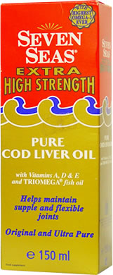 Seas Extra High Strength Cod Liver Oil -