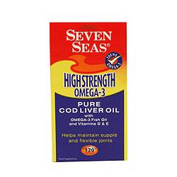 Seas High Strength Omega-3 Pure Cod Liver