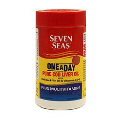 Seas One-A-Day Pure Cod Liver Oil plus Multivitamins