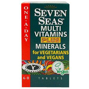 Seas Vegetarian Multivitamins + Minerals Tablets