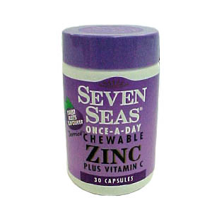 Seas Zinc Chewable Capsules - Size: 30