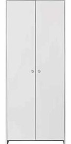 2 Door Wardrobe - White