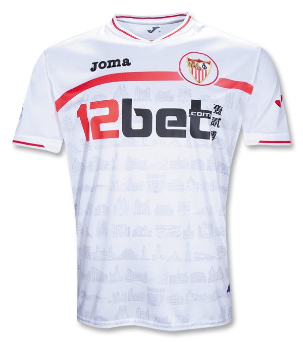 Joma 2010-11 Seville Joma Home Football Shirt