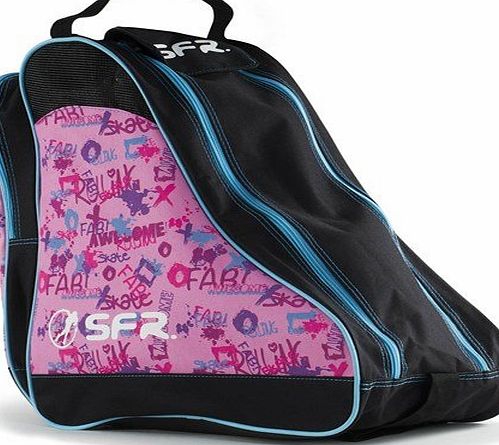 SFR Designer Ice/Roller Skate Carry Bag - Pink Graffiti