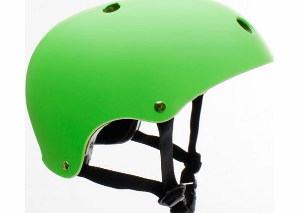 SFR Skate/Scooter/BMX Helmet - Matt Fluo Green (XX-Small to X-Small: 49cm - 52cm)
